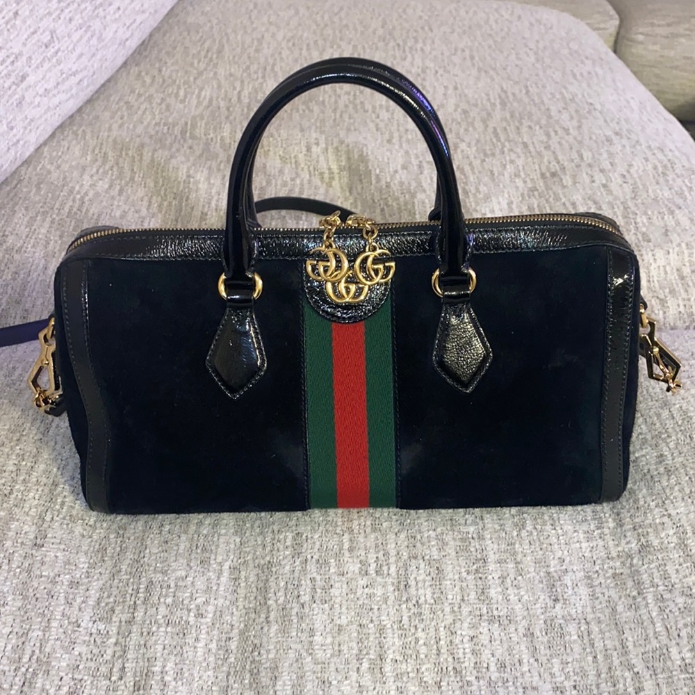 GUCCI OPHIDIA GG MEDIUM TOTE